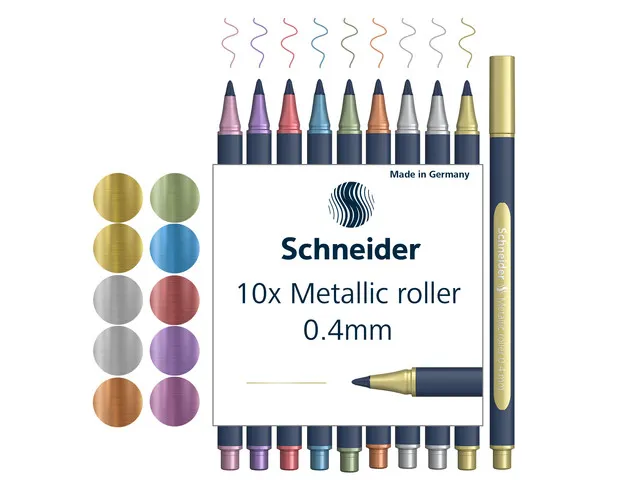 Le roller métallique Paint-It 050 0.4mm métallique Boîte de 10 piè
