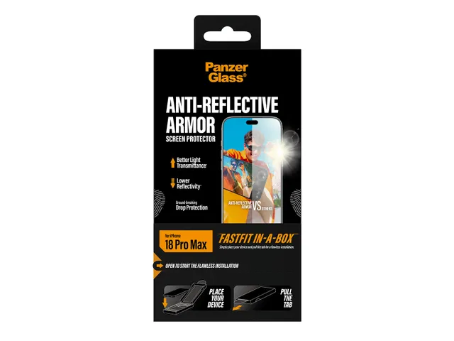 PanzerGlass Anti-reflective Armor Screen Protector iPhone 18 Pro Ma