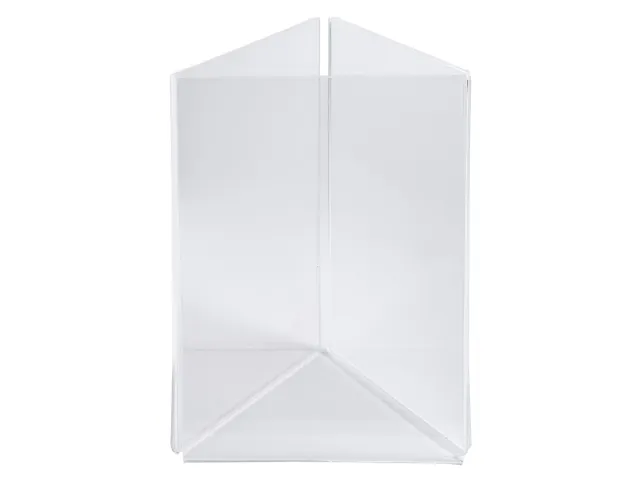 Driehoekige infostaander A5 verticaal