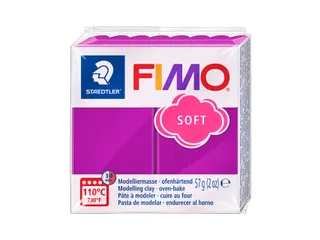Boetseerklei Fimo soft 57 gram purperviolet - 1
