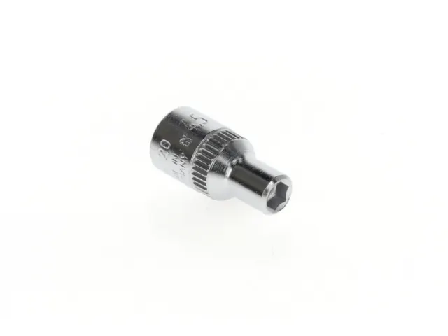 20 4.5 Stekkerdoos 1/4 inch,zeskant,4,5mm