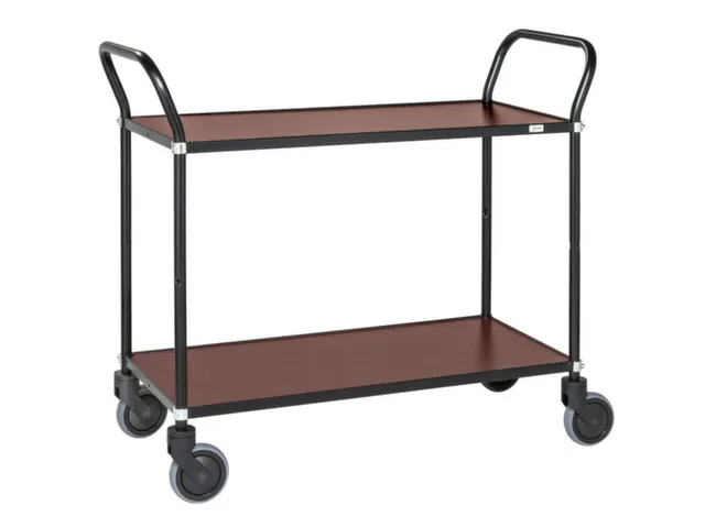 tafelwagen,draagverm. 250kg,2xhouten plaat,laadvl. LxB 950x430mm