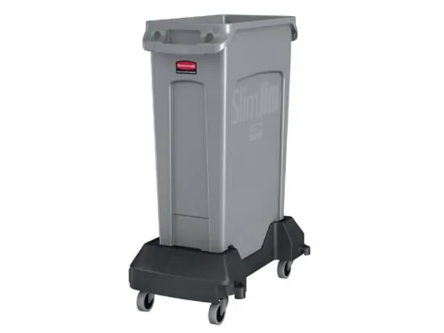 Rubbermaid afvalcontainer Slim Jim 87 liter grijs