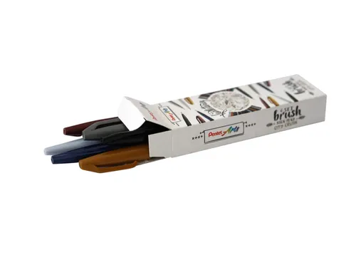 Brushpen Pentel Sign SES15C etui City Crush 6 kleuren