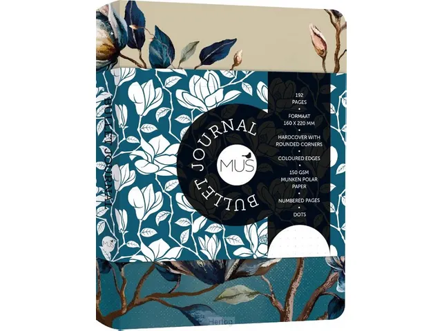 Mijn Bullet Journal Magnolia dots 192 pagina's Blauw