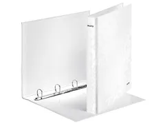 Ringband Leitz WOW A4 4-rings D-mech 25mm karton wit