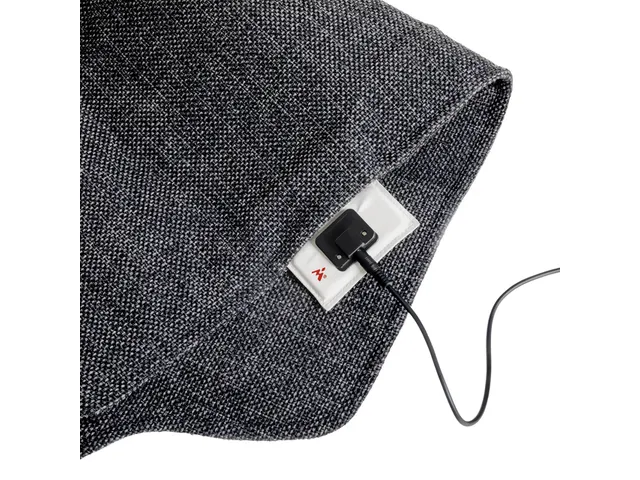 Montandor Infrarood verwarmde stoelhoes oplaadbaar Donkergrijs