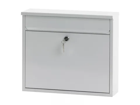 Wandbrievenbus 31.5cm Wit Staal