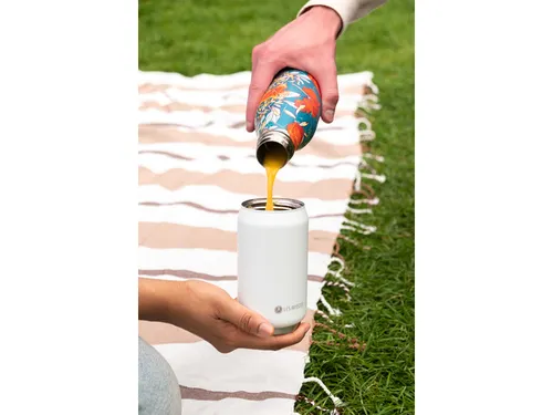 Thermosbeker Les Artistes Paris blik 280ml Wit Met Rietje