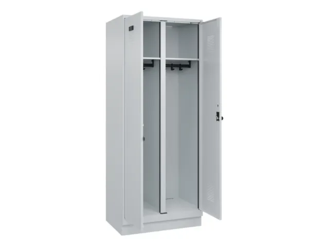 locker voor scheiding van kleding,HxBxD 1950x800x500mm,2vak