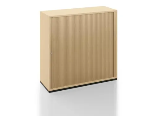 jaloeziedeurkast,HxBxD 1200x1200x450mm,sokkel kleur zwart,decor Eiken