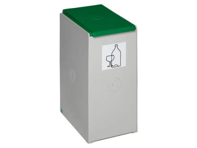 afvalverzamelbox,1x40l,HxBxD 570x250x405mm,romp Polystyreen lichtgrijs