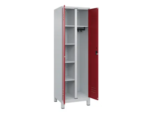 wasgoedverdeelkast,HxBxD 1950x600x500mm,vak B 300mm,cilinderslot