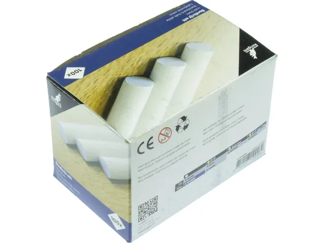 Bordkrijt Kangaro Wit Doos 100st