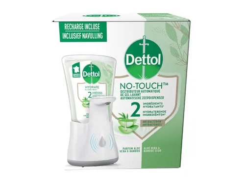Dettol No Touch Automatische Zeepdispenser + Aloe vulling 250ml