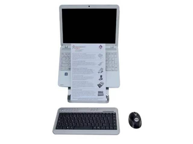 Echo Laptopstandaard 14-17 inch met Documenthouder Zilver