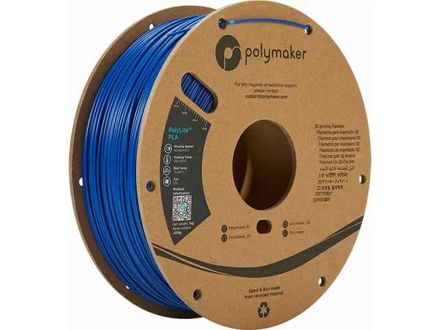 Polymaker PolyTerra PLA Candy 1.75 Filament Blauw 1kg