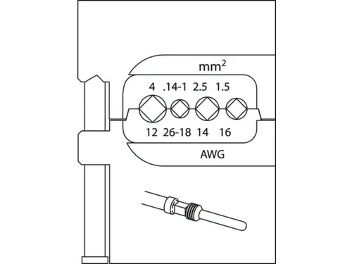 S 8140 J Krimptangset INDUSTRIAL 4-delig