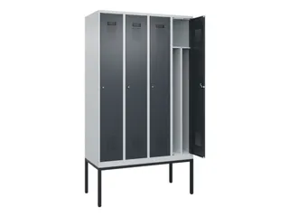 locker voor scheiding van kleding,HxBxD 2120x1200x500mm,4vak - 1