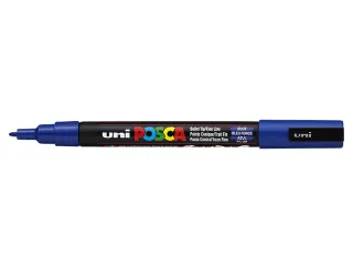 Verfstift Posca PC3M Fijne punt 0,9-1,3mm Donkerblauw - 1