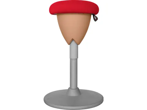 Ergonomische Zit-Sta Kruk Rood