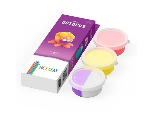 Klei Hey Clay Octopus 3 potjes