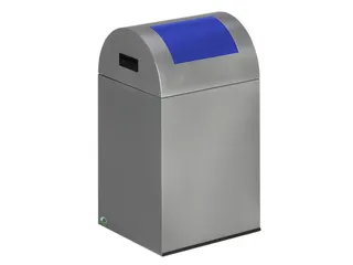 Afvalverzamelaar Zelfblussend 43 Liter 660X320X320Mm Klemring Blauw - 1