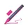 Marker Schneider Maxx 245 roze