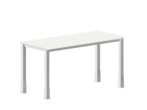 In hoogte verstelbaar bureau,HxBxD 720-840x1400x600mm,Bl-wit