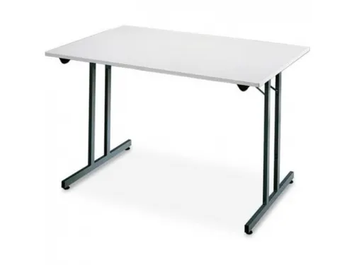 Klaptafel Vrijstaand 120x70 Cm Onderstel Zwart Blad Kersenhout