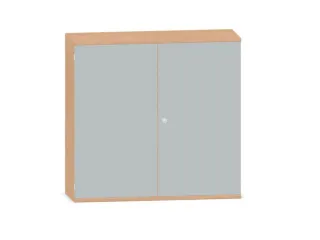 Kantoorkast 1150x1200x430mm Romp Beuken Decor Front Lichtgrijs - 1