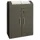 Afvalverzamelstation 2x45 Liter Romp Soft-Mokka Inworp Rvs