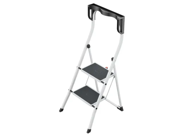 vouwtrapje,2treden m. antislipmatten,HxBxD 1100x480x550mm,staal