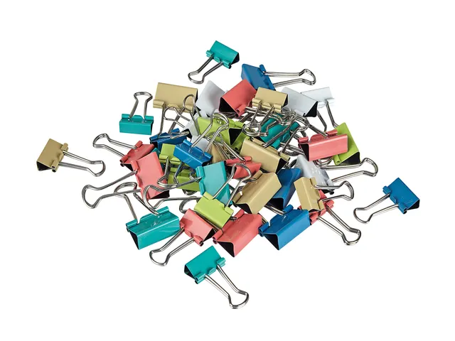 Papierklem MAUL 215 foldback 7mm + 9mm assorti