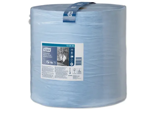 Poetspapier Tork 130080 W1 Heavy-Duty Premium 3-laags 750 vel blauw