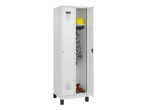 locker,HxBxD 1950x600x500mm,2vak,vak B 300mm,cil.-slot,voeten