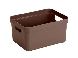 Sigma Home opbergbox 13L bruin - 35x24,6x18,3cm - 1