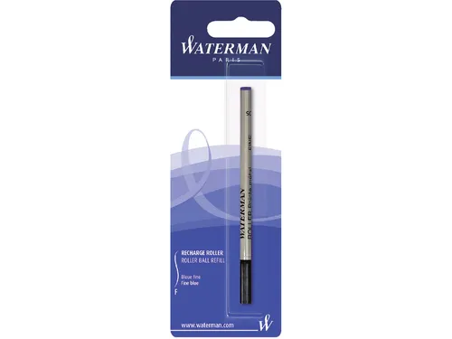 Rollerpenvulling Waterman Blauw Fijn op blister