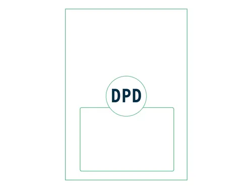 Retourlabel DPD label A4 161.5x100mm 100 Vel