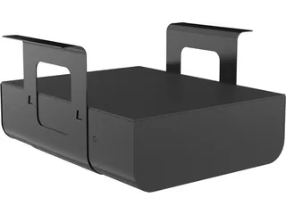 Persoonlijke lade Euroseats 369x292x189mm zwart - 3