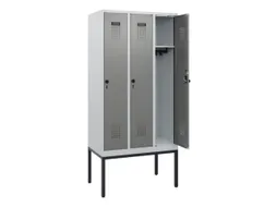 schoollocker,HxBxD 1950x900x500mm,3vak,vak B 300mm,draaigrendel