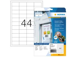 HERMA 4572 Weervaste Folie-etiket A4 48,3x25,4mm removable 880 stuks