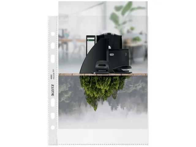 Showtas Leitz Recycle A5 6-gaats PP transparant mat