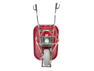Elektrische kruiwagen,90l,HxBxD 870x625x1430mm,HDPE-bak,rood,aluminium - 2