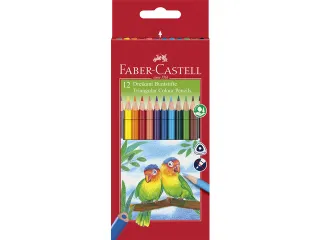 Kleurpotlood Faber-Castell driekant kartonnen etui á 12 stuks - 2
