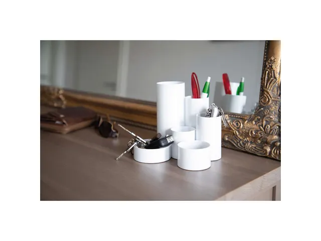 Pennenkoker MAUL Tubo wit 6-vaks Ø150x125mm