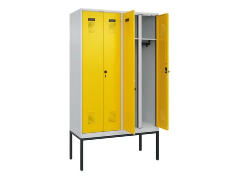 locker voor scheiding van kleding,HxBxD 2120x1200x500mm,4vak