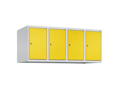 opzetkast,v. locker,4vak.,vak B 300mm,HxBxD 500x1200x500mm