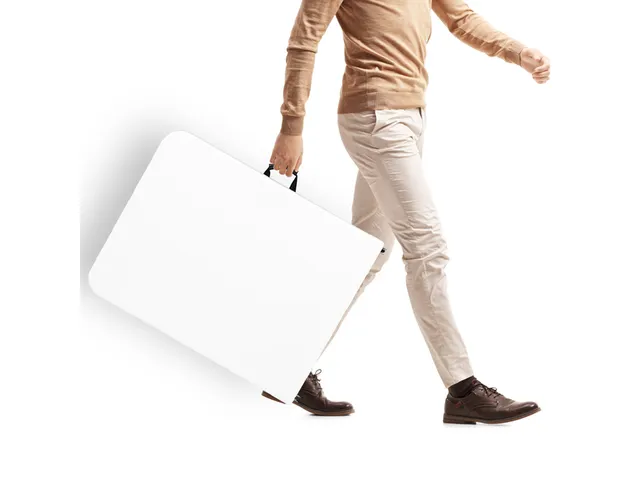 Vouwtafel BRASQ 180x70x74cm FT180 wit