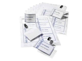 Badgesets met klem 90x60mm - 1